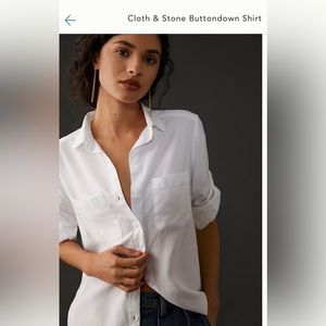 Cloth & Stone Two Pocket Button down shirt
